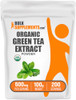 BulkSupplements.com Organic Green Tea Extract Powder - Organic Green Tea Powder, Polyphenols Supplement - Vegan & Gluten Free, 500mg per Serving, 100