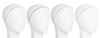 L. Erickson Metal Wave Headband 4-Pack - Gold/Silver/Rose Gold/Gunmetal