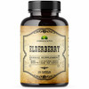 Elderberry Capsules  Natural Black Elderberry Herbal Supplement  Immune Boosters for Adults, Digestive Support, Antioxidants & Vitamin C  Fiber-Ri