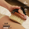 ICANdOIT Dry Brushing Body Brush-Stiff Sisal Bristles Dry Skin Brush,Exfoliating Massage Brush for Cellulite and Lymphatic,Improve Circulation,Stop I