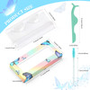175 Pieces Lash Packaging Wholesale, Include 30 Empty Eyelashes Packaging Box, 30 False Lash Trays, 15 Eyelash Tweezers and 100 Eyelash Brush Mascara