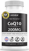VIOVEA CoQ10 - Made in USA, 120 Capsules, 200mg (4-Month Supply), Ultra High Absorption Coenzyme Q10 Supplement - Antioxidant for Heart, Vascular Hea