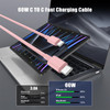 Essri USB C to USB C Cable 3FT for Apple iPhone 16 15 Charger Cord,4Pack 60W C to C Cable Fast Charging Wire for iPhone 16 15 Pro Plus Pro Max iPad P