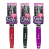 GOODY Gelous Grip Round Brush, Black, Purple or Red, 1CT (Color Will Vary)
