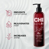CHI Rosehip Oil Protecting Shampoo, Gently Cleanses Color-Treated Hair & Helps Retain Color, Sulfate, Paraben, & Cruelty-Free, 11.5 Oz