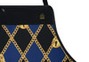 King Midas EmpireBarber Cape and Apron - Polyester Cotton Blue and Black