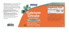 Calcium Citrate Powder Now Foods 8 oz Powder