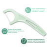 Plackers Micro Mint Dental Floss Picks, Made with Super TufFloss®, Protected Fold Away Pick, Easy to Use, Cool Mint, Green, Individually Wrapped, 500