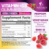 Vitamin D3 Supplement Gummy 5000 IU (125 mcg) Dietary Vitamins D for Men & Women - Bone, Teeth, Muscle and Immune Health Support, High Potency VIT D3