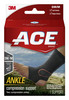 ACE Brand Compression Ankle Support, Small/Medium, Black, 1/Pack