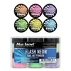 6 Mia Secret Flash Neon Acrylic Nail Art Powder Glows Under the Black Light 6 Neon Colors