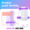 Easy@Home Ovulation Test Strips (50-Pack), FSA Eligible Ovulation Predictor Kit, Powered by Premom Ovulation Calculator iOS and Android APP, 50 LH Te