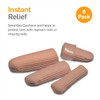 NatraCure Gel Toe & Finger Caps/Protectors for Blisters, Calluses, Corns, Ingrown Nails - 6 Pack