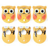 Spove Owl Design Manicure Set Yellow Pack of 6 Nail sets
