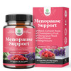 Complete Herbal Menopause Supplement for Women - Female Hormone Balance Capsules for Night Sweats Hot Flashes & Mood Swings with Dong Quai, Chaste Be