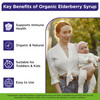Wellements Organic Elderberry Syrup for Kids | Supports Immune Health* for Babies & Toddlers, Made with Organic Elderberry, USDA Certified Organic &