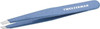 Tweezerman Stainless Steel Slant Tweezer - Eyebrow Tweezers For Women and Men (Sky Blue)