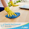 AIDEA Microfiber Cleaning Cloth, 50PK, Microfiber Towels for Cars, All Purpose Cleaning Rags for House, Dusting Cloth for Kitchen, Car, Window, 12"×1