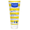 Mustela Baby Mineral Sunscreen Lotion SPF 50 Broad Spectrum - Face & Body Sun Lotion for Sensitive Skin - Water Resistant & Fragrance Free - Regular