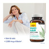 Country Life Maxi-Hair Supplement - 2000mcg Biotin & Vitamins for Hair, Skin & Nails - Certified Gluten-Free & Vegetarian - Supports Hair Growth, 60