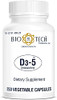 Bio-Tech Pharmacal D3-5 (5000 IU), 250 Vegetable Capsules  All-Natural Supplement  Supports Bone & Immune Health  No Dairy, Fish, Gluten, Peanut,