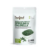 Sunfood Chlorella Spirulina Tablets - Spirulina and Chlorella Powder Pills, Green Algae Supplement Rich in Chlorophyll, Broken Cell Wall, Vegan - 4 o