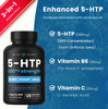 NutraChamps 5-HTP 200mg, 120 Vegan Capsules, Pure 5HTP 100mg Plus Co-Factors Vitamin B6 & Vitamin C