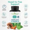ForestLeaf Vitamin B2 Riboflavin 400mg - Energy, Skin & Cellular Health Supplement - Nervous System Support - Vitamin B 2 VIT B - Non-GMO & Gluten Fr