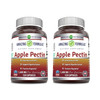 Amazing Formulas Apple Pectin 1400 mg Per Serving Supplement | Capsules | Non-GMO | Gluten Free | Made in USA (120 Count | 2 Pack)