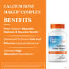 Doctors Best Calcium Bone Maker Complex, Broad Spectrum Nutrients for Bone Health, Non-GMO, Gluten Free, Soy Free 180 Capsules