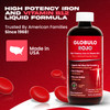Globulo Rojo Iron Supplement - Liquid Dietary Supplement with High Potency Iron & B Vitamins (Vegan) (16 Fl Oz (Pack of 1))