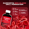 Globulo Rojo Iron Supplement - Liquid Dietary Supplement with High Potency Iron & B Vitamins (Vegan) (16 Fl Oz (Pack of 1))