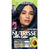 Garnier Hair Color Nutrisse Ultra Color Nourishing Creme, IN1 Dark Intense Indigo (Midnight Iris) Blue Permanent Hair Dye, 1 Count (Packaging May Var