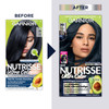 Garnier Hair Color Nutrisse Ultra Color Nourishing Creme, IN1 Dark Intense Indigo (Midnight Iris) Blue Permanent Hair Dye, 1 Count (Packaging May Var