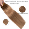 Clip in Hair Extensions, Natural Black Hair Extensions Real Human Hair Clip in Extensions,7 Pieces 70G 9A Grade Straight Double Weft Real Hair Extens