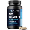 Saw Palmetto 500mg and L-Arginine 500 mg - Prostate Health and Nitric Oxide Supplements for Men - 60 Count - Urinary Function Support and Endurance f