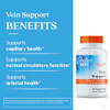 Doctors Best Vein Support, Supports Circulation & Arterial Health, Non-GMO, Gluten Free, Soy Free, Vegan 60 Veggie Caps