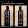 ZEUS Beard Shampoo - Cleansing & Moisturizing with Green Tea & Natural Ingredients to Soften, 8 oz (Made in USA) Verbena Lime