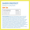 Seaweed Bath Co. Sheer Protect Daily SPF 30 Broad Spectrum Hybrid Sunscreen Cream, 3.4 Ounce, Sustainably Harvested Seaweed, Aloe, Green Tea