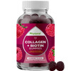 Hydrolyzed Collagen Peptides for Women with Biotin - Hair, Skin and Nails Vitamins for Elasticity, Vitality & Hydration Gummies - Naturally Sourced B