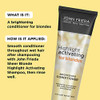 John Frieda Sheer Blonde Highlight Activating Conditioner, Brightening Conditioner for Blonde Hair, Maintains Moisture and Enhances Color with Avocad