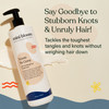 Mini Bloom Knots Be Gone Detangling Conditioner Treatment | Detangler Baby & Kid Safe | Made w/Shea Butter, Plant Rich Oils & Flower Extracts | Leave