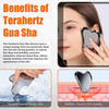 Terahertz Gua Sha Facial Tools Stone for Enhanced Lymphatic Drainage, Reduced Puffiness, Relieved Facial Tension  100% Natural Terahertz Stone Gua S
