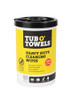 Tub O' Towels TW90 Heavy-Duty 10" x 12" Size Multi-Surface Cleaning Wipes, (10" x 12" wipes) Per Canister, Pack of 1, 90 Count Total