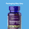 Puritan's Pride Premium Resveratrol Youth Guard 100mg, Dietary Supplement for Immune System, Antioxidant, Sugar Metabolism, Blood Flow, and Vascular