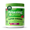Amazing Grass Greens Superfood Powder: Greens Powder with Digestive Enzymes & Probiotics, Organic Spirulina, Chlorella, and Beet Root Powder, Berry,