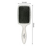 Tion Damp Brush for All Hair Types - Wet and Dry Hair, Best Detangler Paddle Hair Brush-White