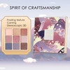 Catkin Eyeshadow Palettes 9 Blendable Shades Smooth Long Lasting Eyeshadow Matte and Glitter Eye Makeup Highly Pigmented Makeup Palettes C08 Morandi