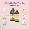 Lily Of The Desert Aloe Vera Gel, Preservative Free - Whole Leaf Filtered Thicker Consistency Aloe Vera Drink with Natural Vitamins, Digestive Enzyme