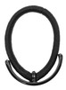 France Luxe Rectangle Pony on Elastic, Black